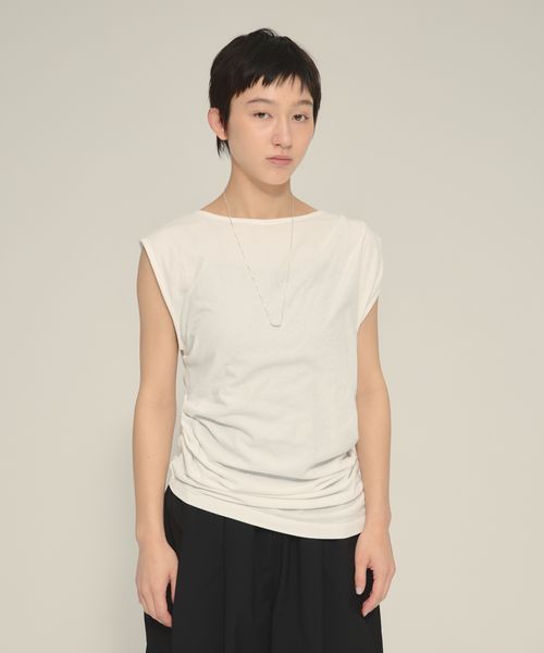 JEANASIS 【eL】Asymmetry Tuck NS オフホワイト FREE スペシャルライン ジーナシス 575732 and ST アンドエスティ(旧ドットエスティ) JEANASIS 【eL】Asymmetry Tuck NS オフホワイト FREE スペシャルライン ジーナシス 575732 and ST アンドエスティ(旧ドットエスティ)