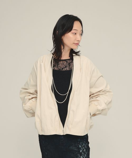JEANASIS 【eL】Dolman Blouson ナチュラル FREE スペシャルライン ジーナシス 577383 and ST アンドエスティ(旧ドットエスティ) JEANASIS 【eL】Dolman Blouson ナチュラル FREE スペシャルライン ジーナシス 577383 and ST アンドエスティ(旧ドットエスティ)