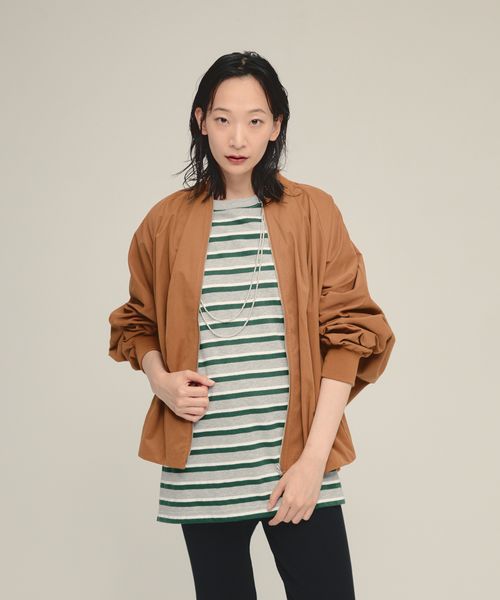 JEANASIS 【eL】Dolman Blouson ブラウン FREE スペシャルライン ジーナシス 577383 and ST アンドエスティ(旧ドットエスティ) JEANASIS 【eL】Dolman Blouson ブラウン FREE スペシャルライン ジーナシス 577383 and ST アンドエスティ(旧ドットエスティ)