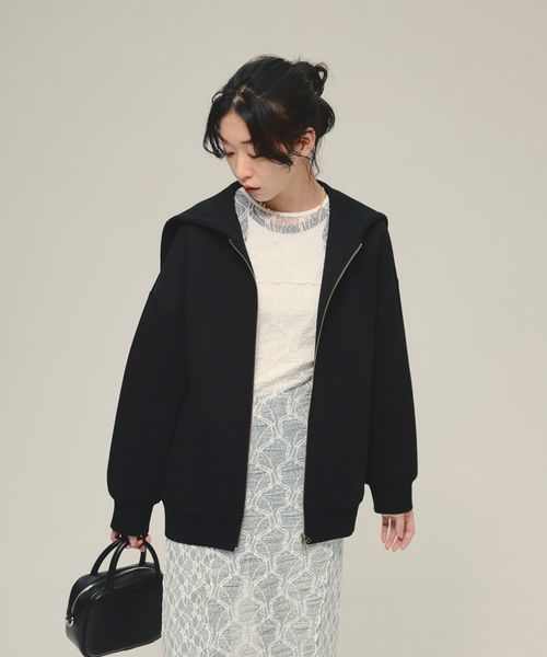 JEANASIS 【eL】Big Zip Hoodie ブラック FREE スペシャルライン ジーナシス 580108 and ST アンドエスティ(旧ドットエスティ) JEANASIS 【eL】Big Zip Hoodie ブラック FREE スペシャルライン ジーナシス 580108 and ST アンドエスティ(旧ドットエスティ)