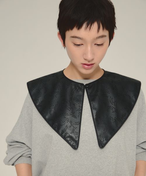JEANASIS 【eL】Punching Leather Collar ブラック FREE スペシャルライン ジーナシス 580117 and ST アンドエスティ(旧ドットエスティ) JEANASIS 【eL】Punching Leather Collar ブラック FREE スペシャルライン ジーナシス 580117 and ST アンドエスティ(旧ドットエスティ)