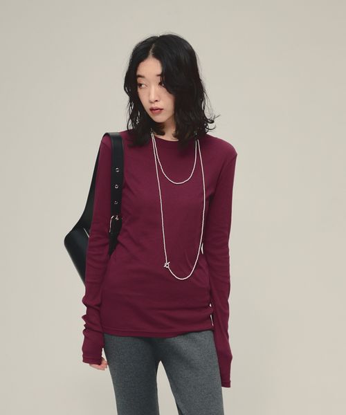 JEANASIS 【eL】Sheer Fit Rib Pullover LS ボルドー FREE スペシャルライン ジーナシス 583675 and ST アンドエスティ(旧ドットエスティ) JEANASIS 【eL】Sheer Fit Rib Pullover LS ボルドー FREE スペシャルライン ジーナシス 583675 and ST アンドエスティ(旧ドットエスティ)