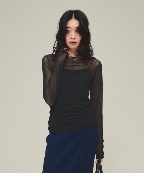 JEANASIS 【eL】Mesh Tight Pullover LS ブラック FREE スペシャルライン ジーナシス 583676 and ST アンドエスティ(旧ドットエスティ) JEANASIS 【eL】Mesh Tight Pullover LS ブラック FREE スペシャルライン ジーナシス 583676 and ST アンドエスティ(旧ドットエスティ)