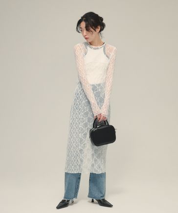【el】ジーナシス Lace Cami 楽天市場】Lace Fit Pullover LS eL ジーナシス トップス