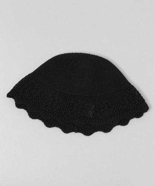 JEANASIS クロシェアミHAT ブラック ウィメンズグッズ ジーナシス 587129 and ST アンドエスティ(旧ドットエスティ) JEANASIS クロシェアミHAT ブラック ウィメンズグッズ ジーナシス 587129 and ST アンドエスティ(旧ドットエスティ)