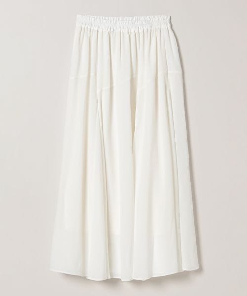 JEANASIS 【選べる着丈】ペイントタッチフレアスカート【一部カラー追加予約】 オフホワイト FREE ウィメンズボトムス ジーナシス 592868 and ST アンドエスティ（旧ドットエスティ）