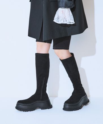 ジーナシス ルーズFITロングブーツ JEANASIS ロングブーツ 24.5