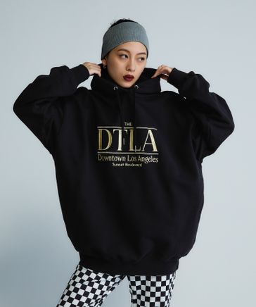 Les Fleurs】シシュウロゴBIGフーディ | [公式]ジーナシス （JEANASIS