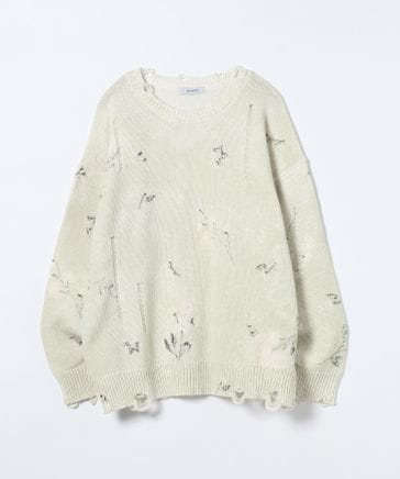 Blurフラワープリントプルオーバー | [公式]ジーナシス （JEANASIS）通販