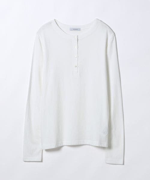 JEANASIS スムースコットンヘンリーロンTEE オフホワイト FREE ウィメンズインナー ジーナシス 606927 and ST アンドエスティ(旧ドットエスティ) JEANASIS スムースコットンヘンリーロンTEE オフホワイト FREE ウィメンズインナー ジーナシス 606927 and ST アンドエスティ(旧ドットエスティ)