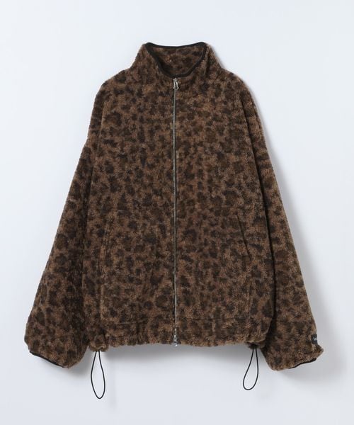 Jeanasis ボアブルゾン　ブラウン Les Fleurs】ガラボアブルゾン | [公式]ジーナシス （JEANASIS）通販