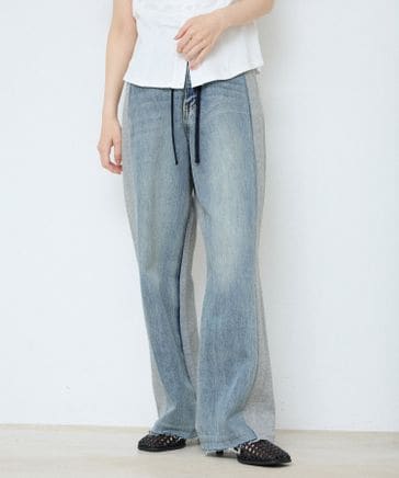 スウェットコンビデニムパンツ | [公式]ジーナシス （JEANASIS）通販