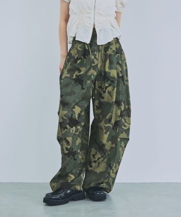 ミリタリータックボリュームパンツ【新色先行・完売カラー追加予約