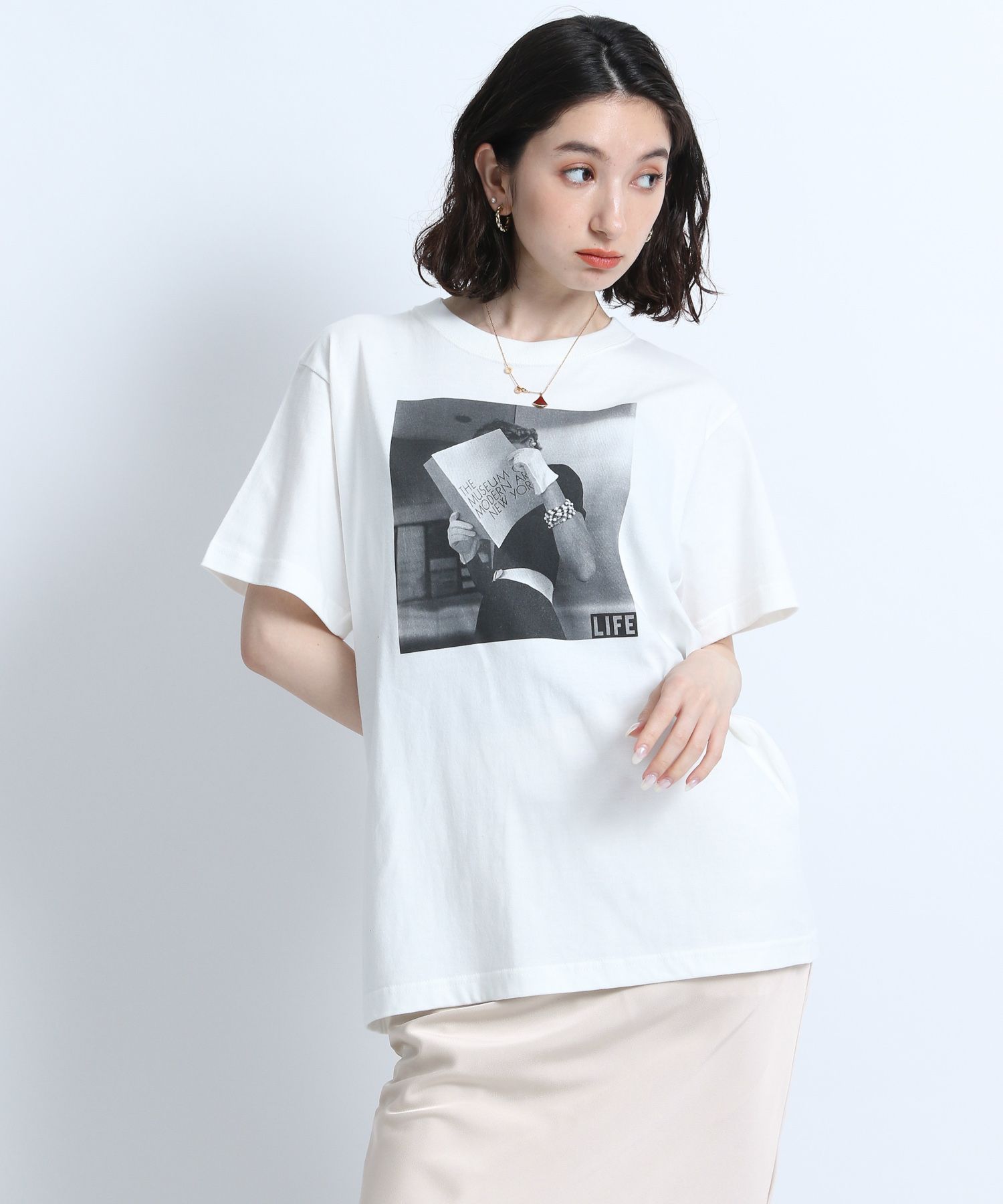 一流の品質 JEANASIS 【eL】LIFE Photo TEE SS Tシャツ/カットソー