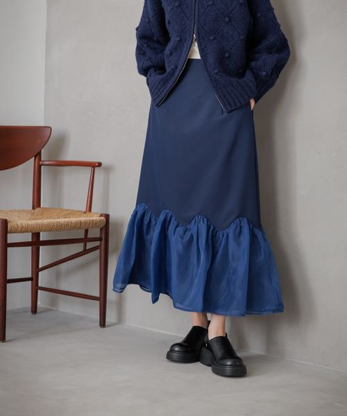 eL】Organdy Volume Skirt | [公式]ジーナシス （JEANASIS）通販