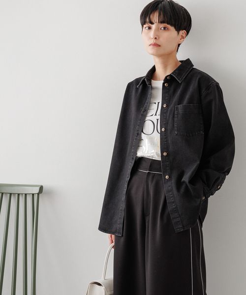 JEANASIS 【eL】Denim Reg Shirt シルバー FREE スペシャルライン ジーナシス 973583 and ST アンドエスティ(旧ドットエスティ) JEANASIS 【eL】Denim Reg Shirt シルバー FREE スペシャルライン ジーナシス 973583 and ST アンドエスティ(旧ドットエスティ)