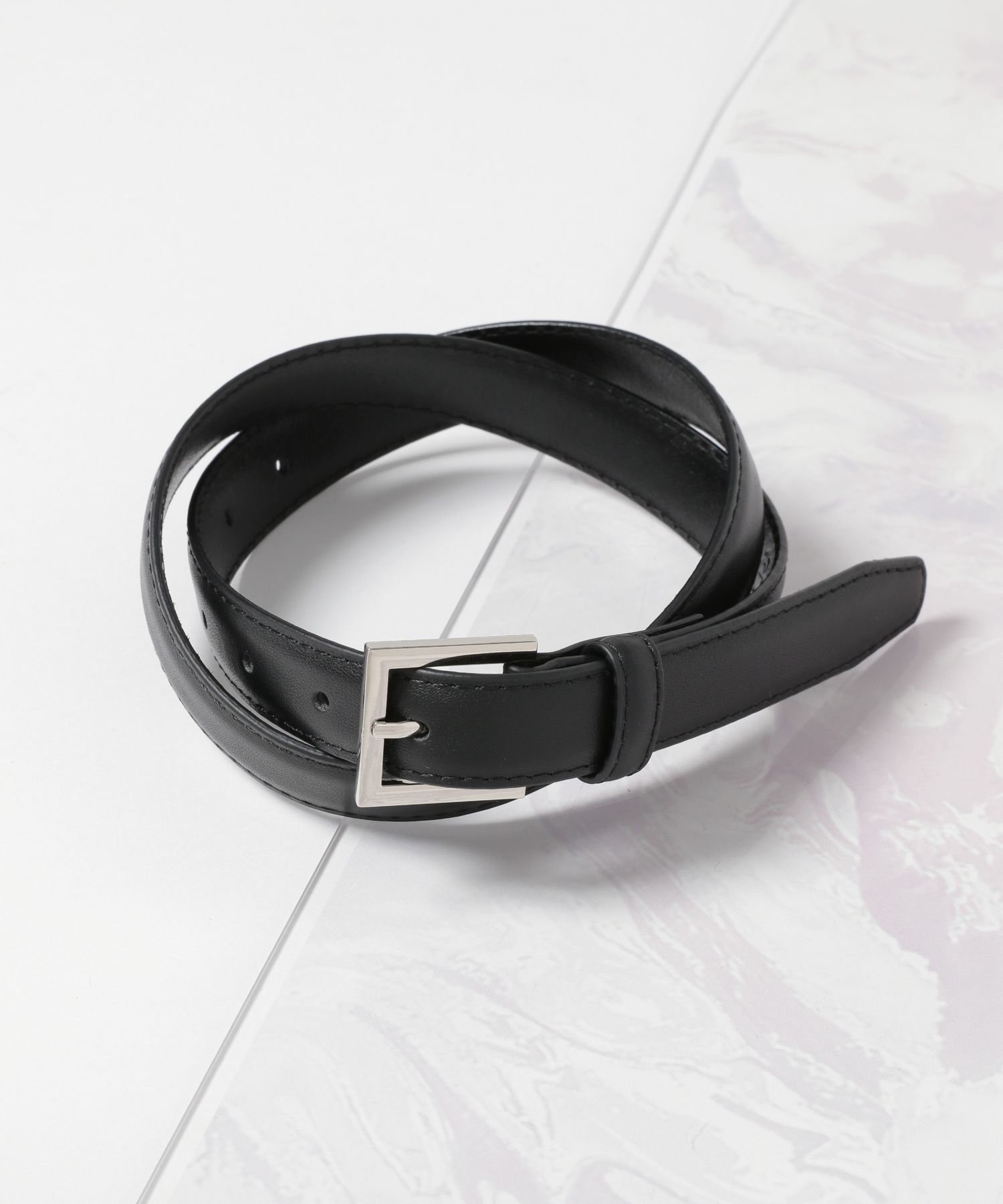 eL】Square Buckle Belt | [公式]ジーナシス （JEANASIS）通販