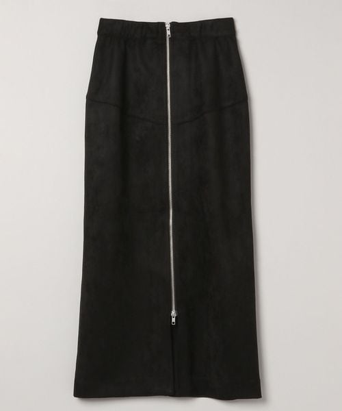 ジーナシス　ヌバックライク　ZIP ナロースカート　黒　Mサイズ　新品未使用品
