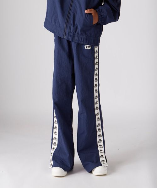Kappa スポーツミックス フレアデザインロングパンツ グレー XS キッズ カッパ 493241 and ST アンドエスティ(旧ドットエスティ) Kappa スポーツミックス フレアデザインロングパンツ グレー XS キッズ カッパ 493241 and ST アンドエスティ(旧ドットエスティ)