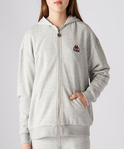Kappa バックプリントZIPパーカー ライトベージュ XS キッズ カッパ 493243 and ST アンドエスティ(旧ドットエスティ) Kappa バックプリントZIPパーカー ライトベージュ XS キッズ カッパ 493243 and ST アンドエスティ(旧ドットエスティ)