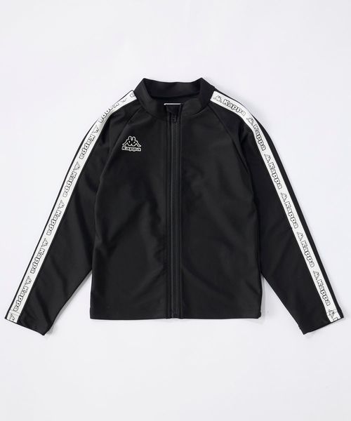 Kappa ラインデザイン長袖ZIPラッシュガード 水着 ピンク カッパ 493259 and ST アンドエスティ(旧ドットエスティ) Kappa ラインデザイン長袖ZIPラッシュガード 水着 ピンク カッパ 493259 and ST アンドエスティ(旧ドットエスティ)
