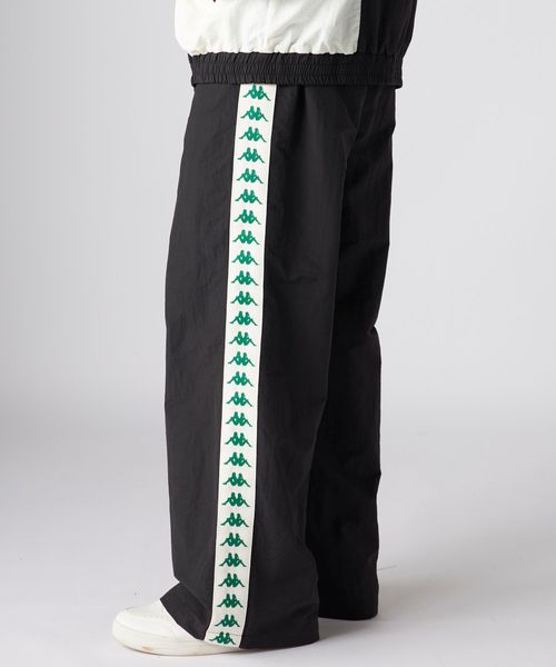 Kappa AUTHENTIC ユニセックス バンダ ナイロン トラックパンツ ピンク S メンズボトムス カッパ 493308 and ST アンドエスティ(旧ドットエスティ) Kappa AUTHENTIC ユニセックス バンダ ナイロン トラックパンツ ピンク S メンズボトムス カッパ 493308 and ST アンドエスティ(旧ドットエスティ)