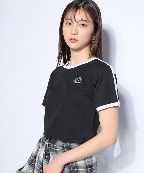 Kappa ワンポイント半袖リンガーTシャツ ピンク S ウィメンズインナー カッパ 493315 and ST アンドエスティ(旧ドットエスティ) Kappa ワンポイント半袖リンガーTシャツ ピンク S ウィメンズインナー カッパ 493315 and ST アンドエスティ(旧ドットエスティ)