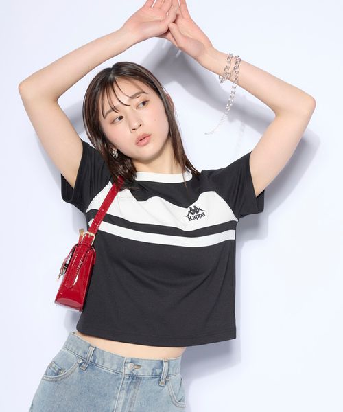 AUTHENTIC カラーブロック切替Tシャツ | [公式]Kappa（カッパ）通販