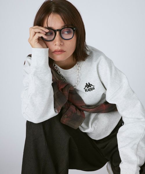 Kappa 【ショート丈】ドロップショルダー 裏毛スウェット ライトベージュ S ウィメンズインナー カッパ 602615 and ST アンドエスティ(旧ドットエスティ) Kappa 【ショート丈】ドロップショルダー 裏毛スウェット ライトベージュ S ウィメンズインナー カッパ 602615 and ST アンドエスティ(旧ドットエスティ)