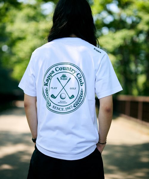 Kappa ≪Kappa×and ST ウェルネスクラブ≫ゴルフグラフィック ユニセックスTシャツ レッド L ウィメンズインナー カッパ 602620 and ST アンドエスティ(旧ドットエスティ) Kappa ≪Kappa×and ST ウェルネスクラブ≫ゴルフグラフィック ユニセックスTシャツ レッド L ウィメンズインナー カッパ 602620 and ST アンドエスティ(旧ドットエスティ)