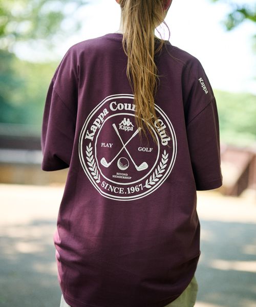 Kappa ≪Kappa×and ST ウェルネスクラブ≫ゴルフグラフィック ユニセックスTシャツ ボルドー M ウィメンズインナー カッパ 602620 and ST アンドエスティ(旧ドットエスティ) Kappa ≪Kappa×and ST ウェルネスクラブ≫ゴルフグラフィック ユニセックスTシャツ ボルドー M ウィメンズインナー カッパ 602620 and ST アンドエスティ(旧ドットエスティ)