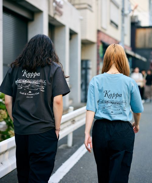 Kappa ≪Kappa×and ST ウェルネスクラブ≫バックグラフィック ユニセックスTシャツ ナチュラル M ウィメンズインナー カッパ 602625 and ST アンドエスティ(旧ドットエスティ) Kappa ≪Kappa×and ST ウェルネスクラブ≫バックグラフィック ユニセックスTシャツ ナチュラル M ウィメンズインナー カッパ 602625 and ST アンドエスティ(旧ドットエスティ)