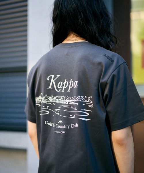 Kappa ≪Kappa×and ST ウェルネスクラブ≫バックグラフィック ユニセックスTシャツ ピンク L ウィメンズインナー カッパ 602625 and ST アンドエスティ(旧ドットエスティ) Kappa ≪Kappa×and ST ウェルネスクラブ≫バックグラフィック ユニセックスTシャツ ピンク L ウィメンズインナー カッパ 602625 and ST アンドエスティ(旧ドットエスティ)