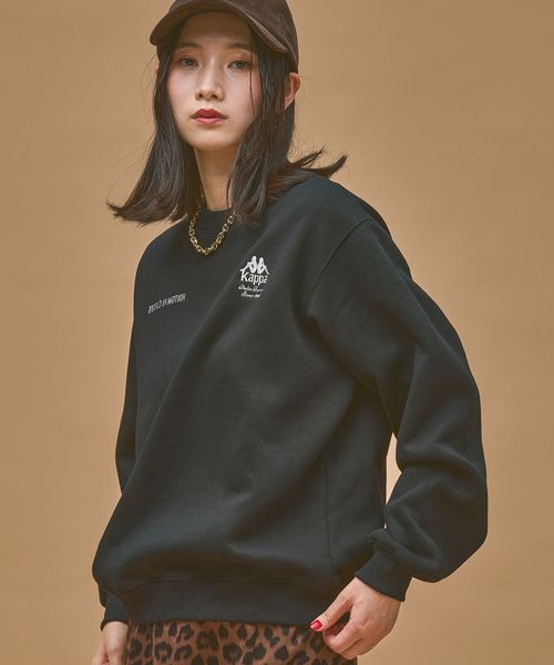 Kappa ≪Kappa×and ST ウェルネスクラブ≫シンプルロゴ ユニセックススウェット ピンク M ウィメンズインナー カッパ 629848 and ST アンドエスティ(旧ドットエスティ) Kappa ≪Kappa×and ST ウェルネスクラブ≫シンプルロゴ ユニセックススウェット ピンク M ウィメンズインナー カッパ 629848 and ST アンドエスティ(旧ドットエスティ)