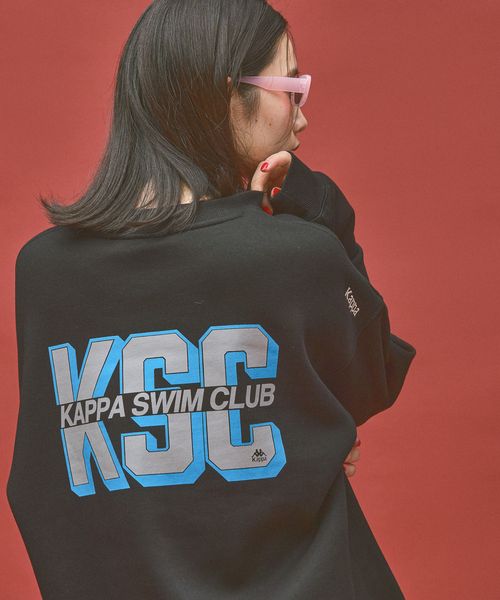 Kappa ≪Kappa×and ST ウェルネスクラブ≫Swim Clubデザイン ユニセックススウェット ピンク M ウィメンズインナー カッパ 629852 and ST アンドエスティ(旧ドットエスティ) Kappa ≪Kappa×and ST ウェルネスクラブ≫Swim Clubデザイン ユニセックススウェット ピンク M ウィメンズインナー カッパ 629852 and ST アンドエスティ(旧ドットエスティ)