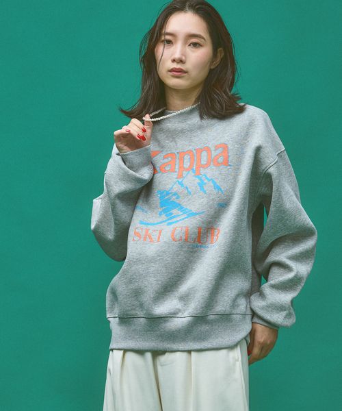 Kappa ≪Kappa×and ST ウェルネスクラブ≫スキークラブデザイン ユニセックススウェット ライトベージュ M ウィメンズインナー カッパ 629854 and ST アンドエスティ(旧ドットエスティ) Kappa ≪Kappa×and ST ウェルネスクラブ≫スキークラブデザイン ユニセックススウェット ライトベージュ M ウィメンズインナー カッパ 629854 and ST アンドエスティ(旧ドットエスティ)