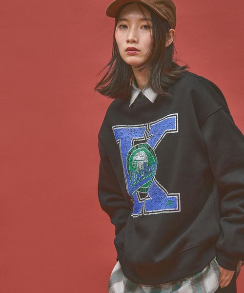 Kappa ≪Kappa×and ST ウェルネスクラブ≫アイスホッケーデザイン ユニセックススウェット ピンク S ウィメンズインナー カッパ 629857 and ST アンドエスティ(旧ドットエスティ) Kappa ≪Kappa×and ST ウェルネスクラブ≫アイスホッケーデザイン ユニセックススウェット ピンク S ウィメンズインナー カッパ 629857 and ST アンドエスティ(旧ドットエスティ)