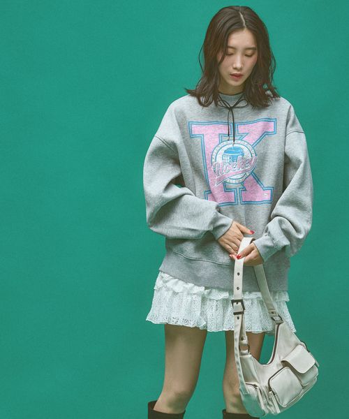 Kappa ≪Kappa×and ST ウェルネスクラブ≫アイスホッケーデザイン ユニセックススウェット ライトベージュ S ウィメンズインナー カッパ 629857 and ST アンドエスティ(旧ドットエスティ) Kappa ≪Kappa×and ST ウェルネスクラブ≫アイスホッケーデザイン ユニセックススウェット ライトベージュ S ウィメンズインナー カッパ 629857 and ST アンドエスティ(旧ドットエスティ)