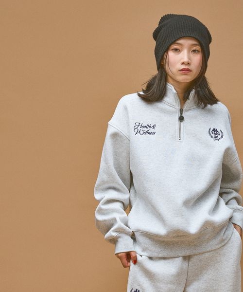 Kappa ≪Kappa×and ST ウェルネスクラブ≫ウェルネスデザイン ユニセックススウェット レッド S ウィメンズインナー カッパ 629858 and ST アンドエスティ(旧ドットエスティ) Kappa ≪Kappa×and ST ウェルネスクラブ≫ウェルネスデザイン ユニセックススウェット レッド S ウィメンズインナー カッパ 629858 and ST アンドエスティ(旧ドットエスティ)