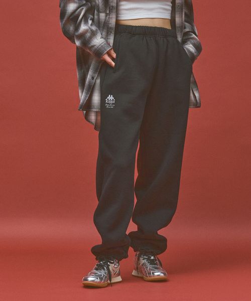 Kappa ≪Kappa×and ST ウェルネスクラブ≫シンプルロゴ ユニセックススウェットパンツ ピンク M ウィメンズボトムス カッパ 629866 and ST アンドエスティ(旧ドットエスティ) Kappa ≪Kappa×and ST ウェルネスクラブ≫シンプルロゴ ユニセックススウェットパンツ ピンク M ウィメンズボトムス カッパ 629866 and ST アンドエスティ(旧ドットエスティ)