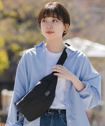 トリプルコラボの限定ウエストバッグ ボディーバッグ 日本製 藤倉航装コラボ／ウエストボディバッグ Air Model Lサイズ