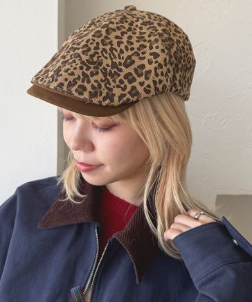 kutirlune／ヒョウ柄 レオパード柄キャスケット | [公式]kutir