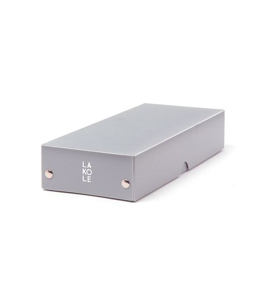 LAKOLE デスクペンボックス[一部店舗限定アイテム] 事務用品 グレー FREE ラコレ 102299 and ST アンドエスティ（旧ドットエスティ）