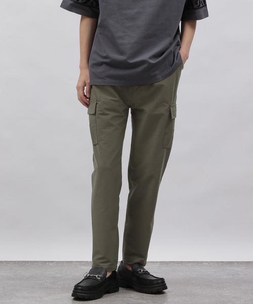 LAKOLE カットスキニーカーゴパンツ グリーン S メンズボトムス ラコレ 102715 and ST アンドエスティ(旧ドットエスティ) LAKOLE カットスキニーカーゴパンツ グリーン S メンズボトムス ラコレ 102715 and ST アンドエスティ(旧ドットエスティ)
