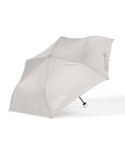 LAKOLE 大判ベーシック折り畳み傘[55cm] レイン ライトグレー FREE ラコレ 102908 and ST アンドエスティ（旧ドットエスティ）