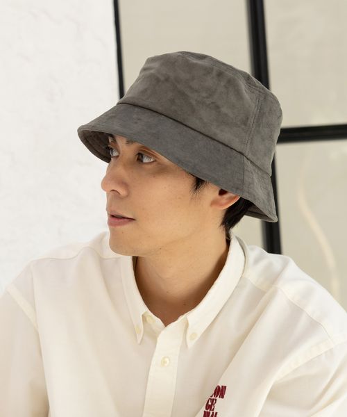 LAKOLE スエードバケットハット/アウトレット価格 チャコールグレー FREE メンズグッズ ラコレ 104881 and ST アンドエスティ(旧ドットエスティ) LAKOLE スエードバケットハット/アウトレット価格 チャコールグレー FREE メンズグッズ ラコレ 104881 and ST アンドエスティ(旧ドットエスティ)