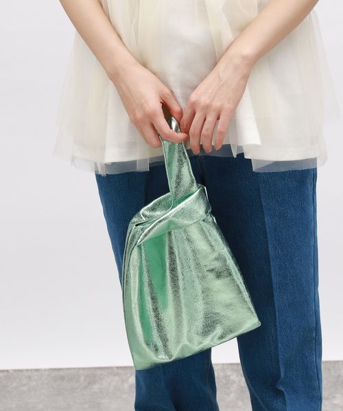 LAKOLE ミニ2WAYチェーンショルダーバッグ グリーン FREE ウィメンズグッズ ラコレ 104948 and ST アンドエスティ(旧ドットエスティ) LAKOLE ミニ2WAYチェーンショルダーバッグ グリーン FREE ウィメンズグッズ ラコレ 104948 and ST アンドエスティ(旧ドットエスティ)
