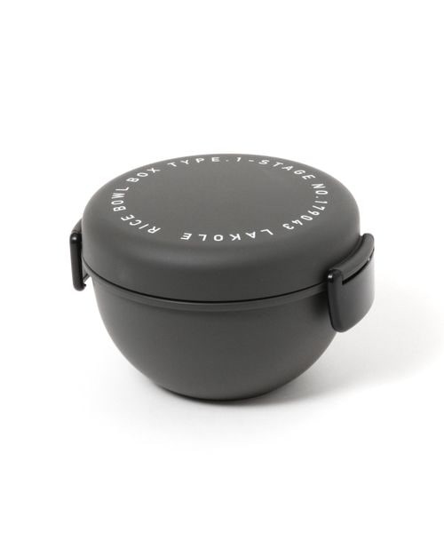 LAKOLE モノクロどんぶりランチボックス ランチ用品 シルバー FREE ラコレ 105418 and ST アンドエスティ(旧ドットエスティ) LAKOLE モノクロどんぶりランチボックス ランチ用品 シルバー FREE ラコレ 105418 and ST アンドエスティ(旧ドットエスティ)