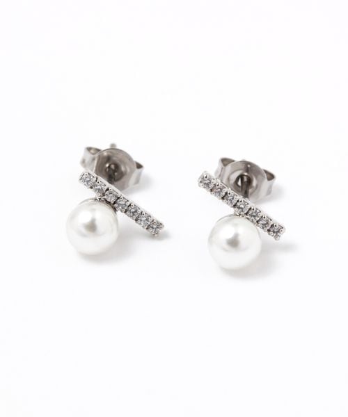 LAKOLE プティパール×バーピアス ホワイト FREE ウィメンズグッズ ラコレ 112058 and ST アンドエスティ(旧ドットエスティ) LAKOLE プティパール×バーピアス ホワイト FREE ウィメンズグッズ ラコレ 112058 and ST アンドエスティ(旧ドットエスティ)