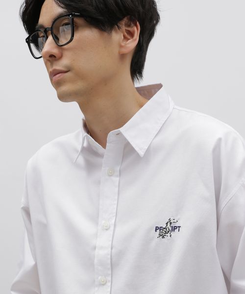 LAKOLE アニマル刺繍半袖シャツ ライトグレー M メンズインナー ラコレ 113088 and ST アンドエスティ(旧ドットエスティ) LAKOLE アニマル刺繍半袖シャツ ライトグレー M メンズインナー ラコレ 113088 and ST アンドエスティ(旧ドットエスティ)